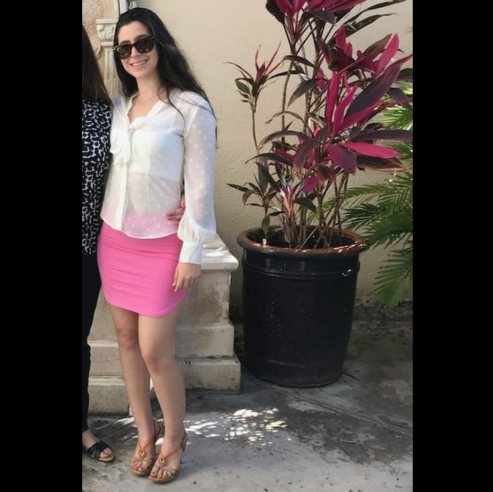 Sheer Off White Blouse With White Polka Dots